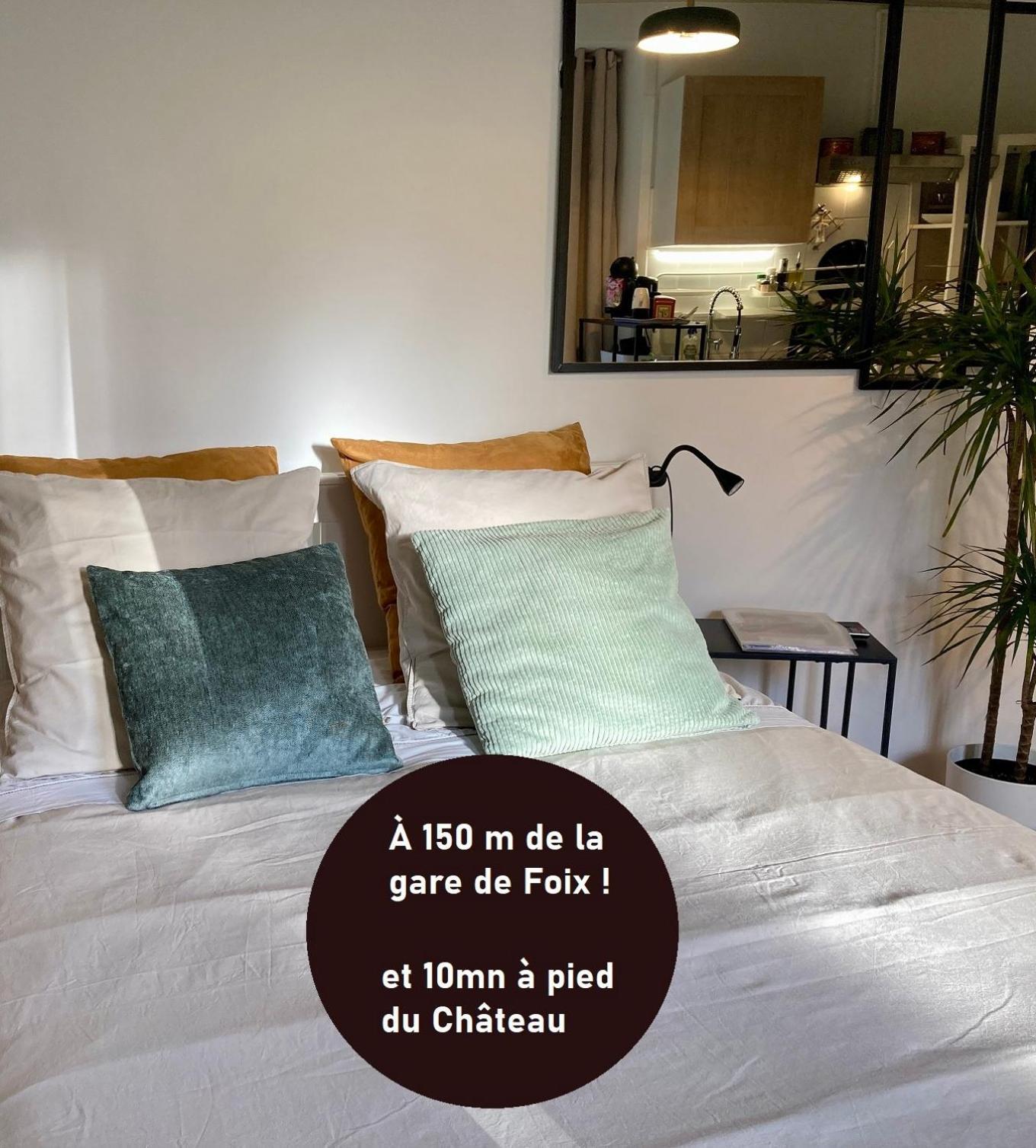 Aux 4 Logis Appart-Hotel - Studio Le City - Petit Dejeuner Inclus 1Ere Nuit Foix Εξωτερικό φωτογραφία